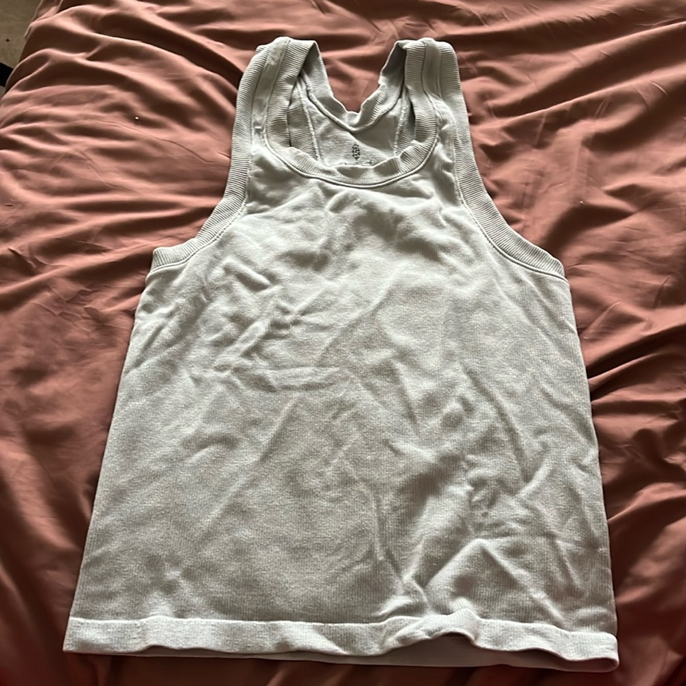 Gray Free People Movement top
